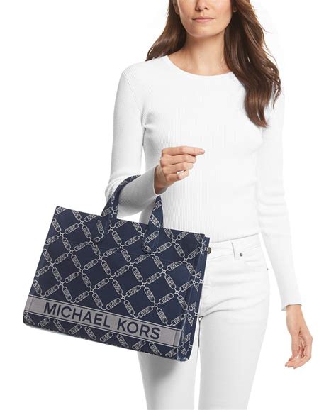 michael michael kors logo gigi large grab tote|Michael Kors gigi.